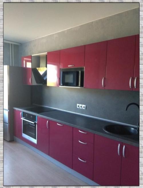 Интерьер кухни. Среднего размера. 03