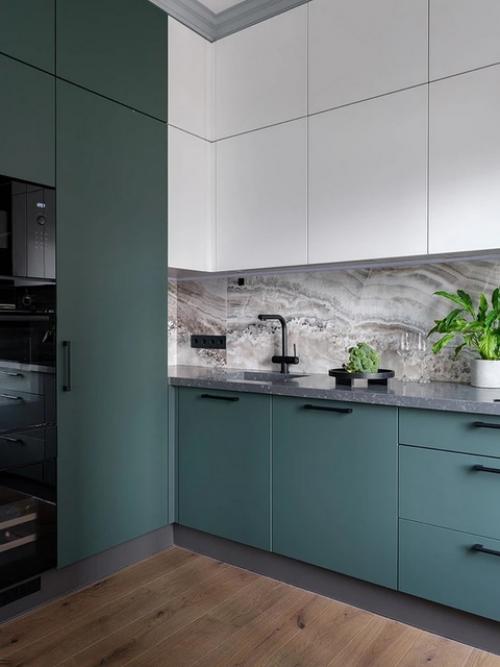 Интерьер 1-комнатной квартиры 48, 5 м 2 в ЖК Ривер парк в Москве. 03