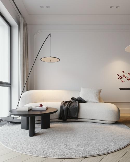 Проект однокомнатной квартиры 36 м 2 в ЖК павелецкая сити в Москве. 01