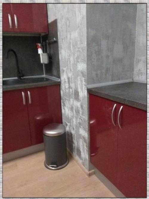 Интерьер кухни. Среднего размера. 01