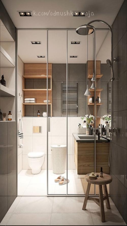 Современный интерьер 1-комнатной квартиры площадью 40 кв. 08