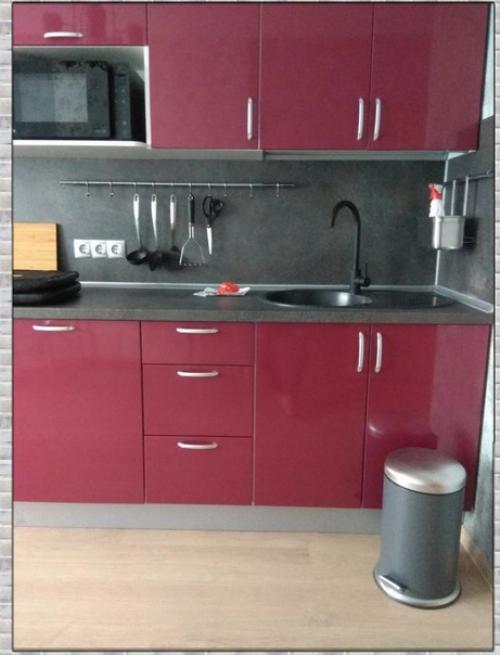 Интерьер кухни. Среднего размера. 02