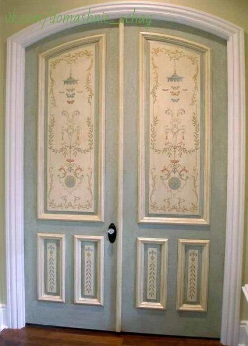 Как красиво самому декорировать двери. 01