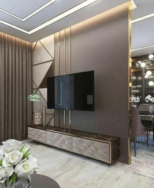 Варианты оформления гостиной. 03