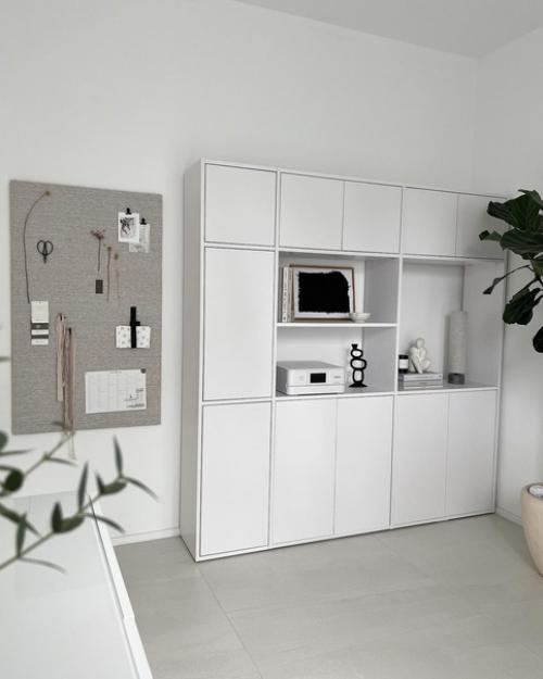 Домашний офис в скандинавском стиле: текстуры и материалы. 04