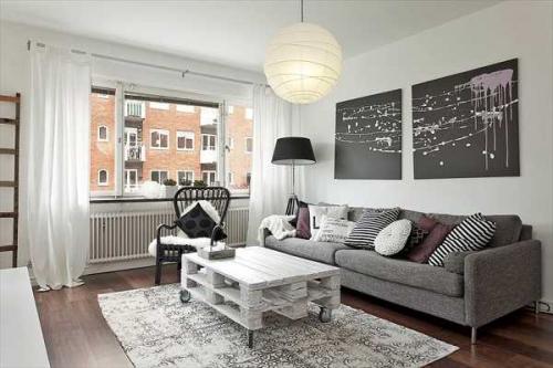 Небольшая квартира в обычном многоэтажном доме в спальном районе в мальме. 03