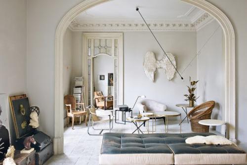 Примечательная квартира в доме 1880-х годов постройки, принадлежащая архитектору Sabine Wlokas в Барселоне. // 01.