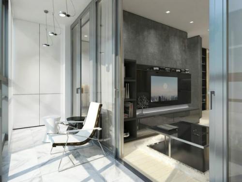 Стильная однокомнатная квартира в стиле минимализм. 04