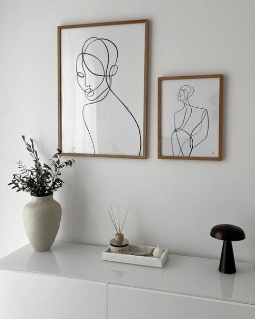 Домашний офис в скандинавском стиле: текстуры и материалы. 02