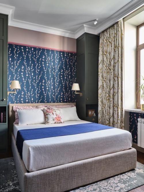 Квартира с цветочными мотивами. 01