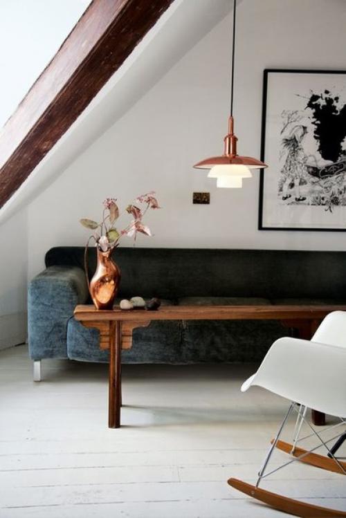 Медный тренд.  Благородный внешний вид и приглушенный таинственный блеск меди сделали ее использование в интерьерном дизайне трендом последних лет. 03