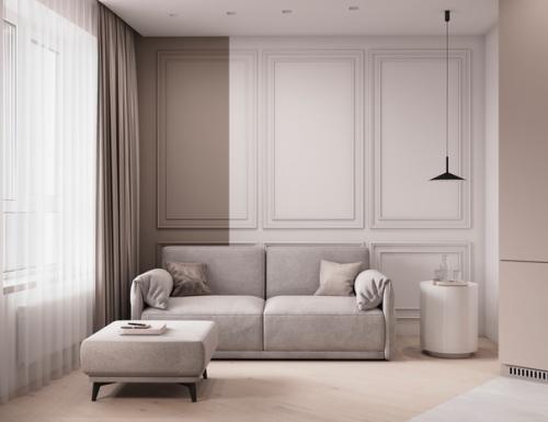 Кухня - гостиная в двух цветах! 09