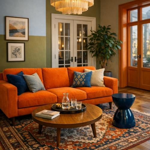 Эклектика в дизайне интерьера. 04