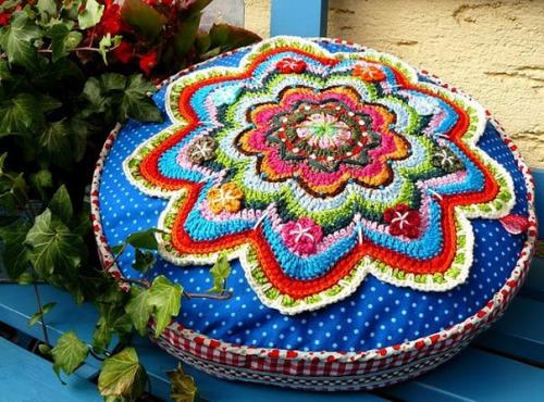 Вязаные торты - подушки. 03