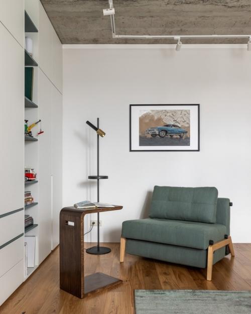 Илья Харитонов и Денис Чернышов, студия Idin, завершили дизайн квартиры площадью 43 кв. 01