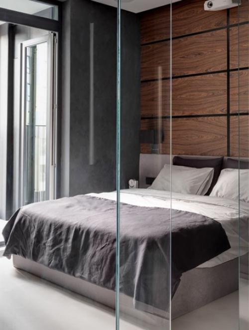 Стильный, современный интерьер квартиры - студии. 04