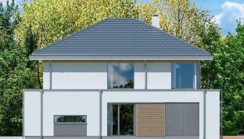 Эскизный проект современной, комфортной городской виллы. 06