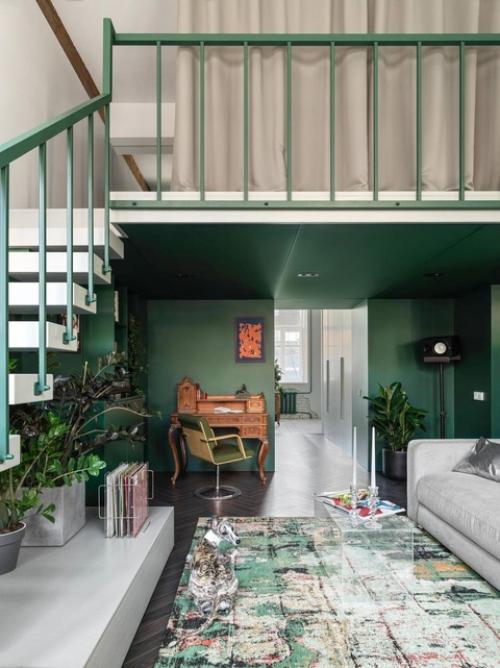 Винтаж и современное искусство: квартира в Санкт-петербурге. 06