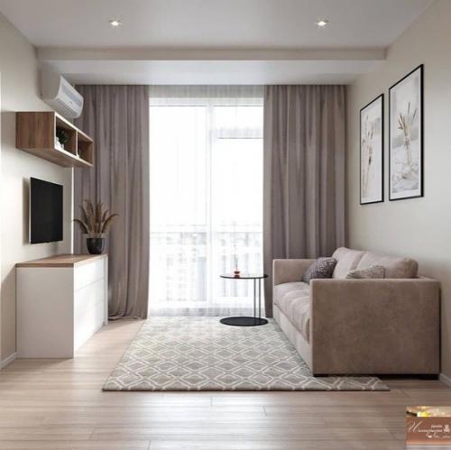 Идеальный дизайн квартиры в сером цвете. 04