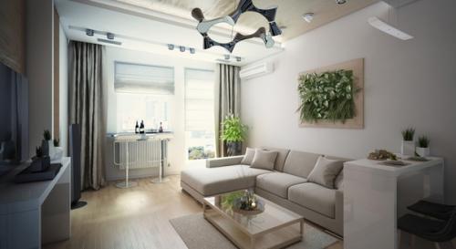 Кухня, совмещенная с гостиной. 01