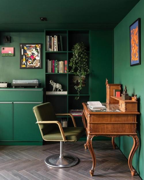 Винтаж и современное искусство: квартира в Санкт-петербурге. 05