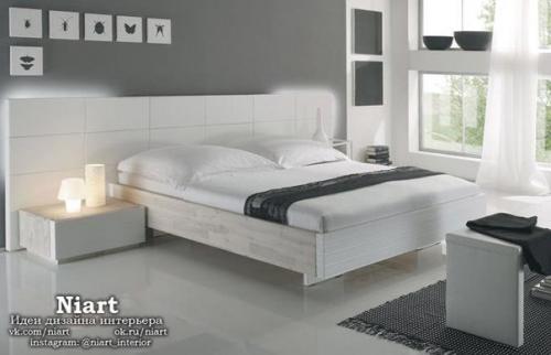 Дизайн спален белого цвета. 03