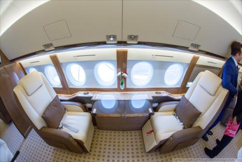 Бизнес - версия Ssj100 представлена на авиавыставке в Турции. 04