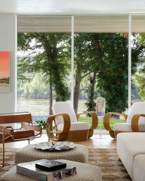 Дом у озера в остине: современный минимализм с техасским характером. 02