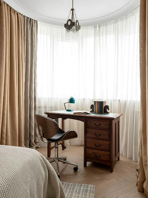 Для искусствоведа. Архитектор Мария родионовская оформила квартиру необычной конфигурации (план будет в комментариях) площадью 72 кв. 07