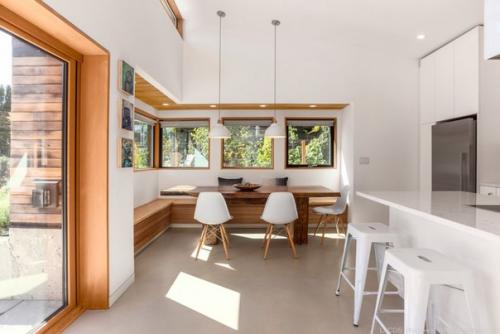 Пример современного коттеджа в Канаде: дом с большим патио и высокими потолками площадью 87, 3 кв. 01