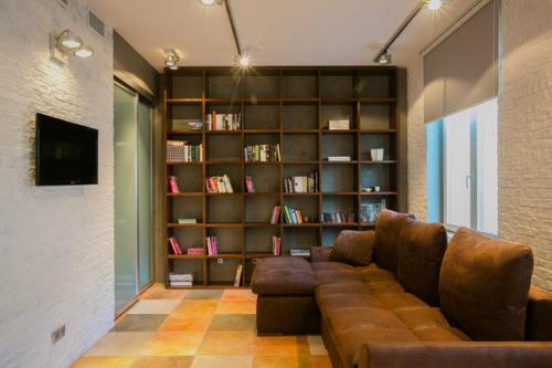 Как спланировать хай - тек - лофт на 43 квадратах/. 08