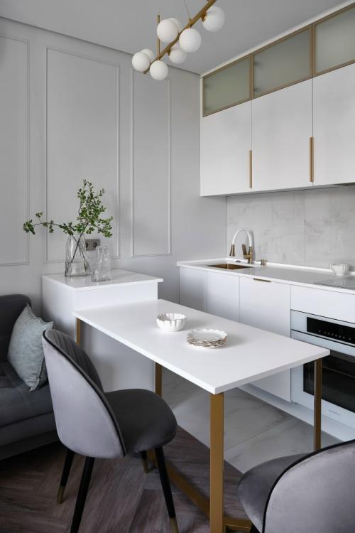 Перепланировка квартиры - студии 31, 3 м 2 (34, 3 м 2 с лоджией) в Перми.  