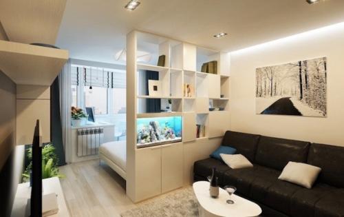 Черный диван и его место в интерьере дома. 05