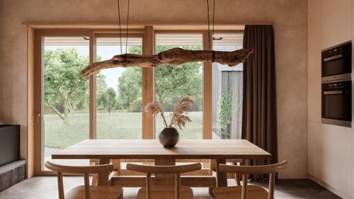 Закройте глаза, представьте себе дом у озера. 04