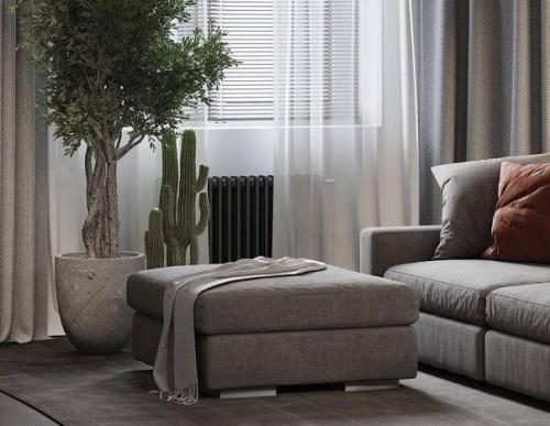 Интерьер большой кухни - гостиной. 05