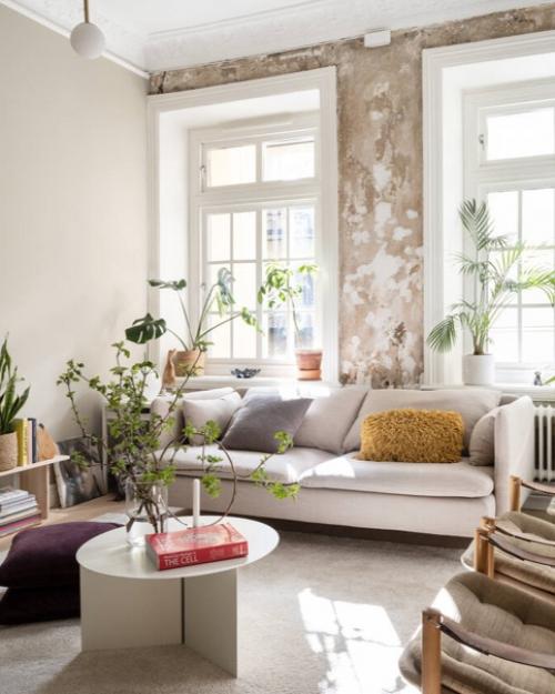 Скандинавский дизайн в квартире дома, построенного в 19 веке. 01