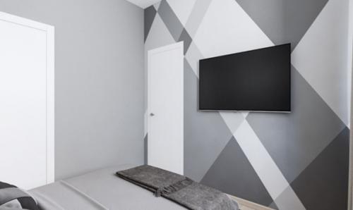 Современный интерьер квартиры площадью 42. 05