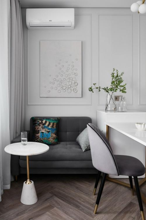 Перепланировка квартиры - студии 31, 3 м 2 (34, 3 м 2 с лоджией) в Перми. 03