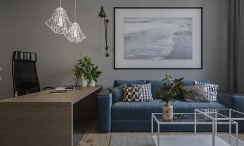 Современный интерьер квартиры площадью 42. 01