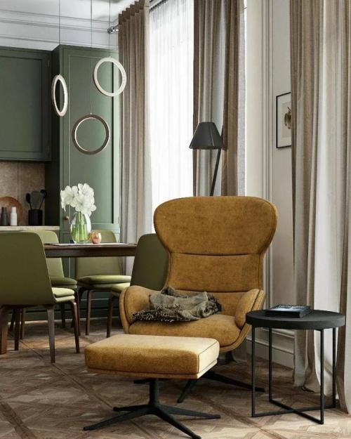 Атмосферный интерьер студии для писателя. 05