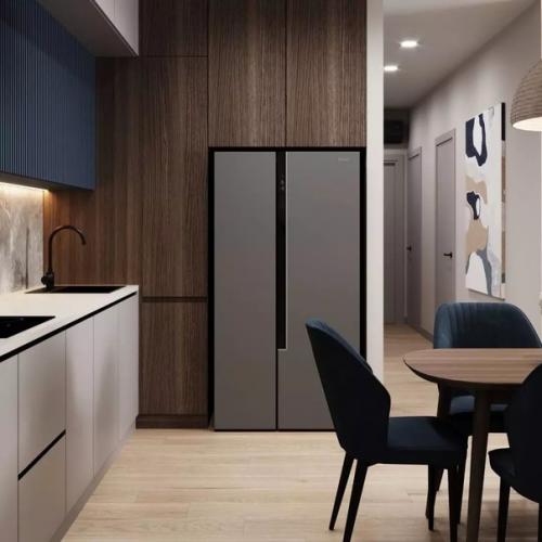 Кухня - гостиная площадью 18 кв. 05