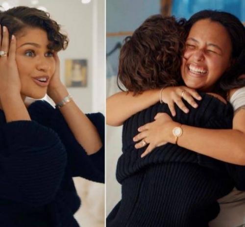 Обычная пара: невеста по имени Александра и её жених подали заявку на кастинг для примерки свадебного платья в рамках промо фильма A24. 01