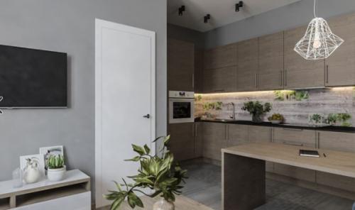 Современный интерьер квартиры площадью 42. 02