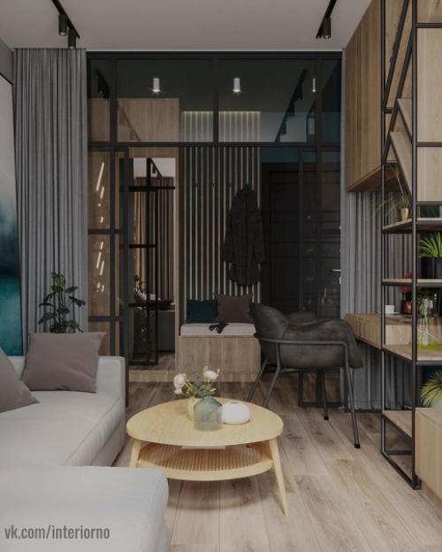 Стильный интерьер небольшой квартиры. 04