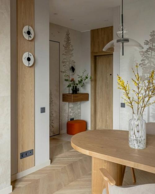 Квартира в природных тонах для мамы и сына - студента. 03