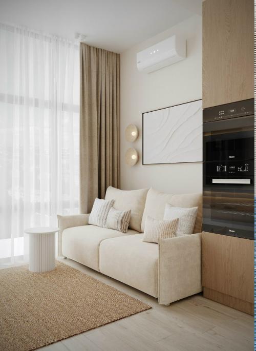 Проект 1-комнатной квартиры 39 м 2 в ЖК Рассказово в новой Москве. 04