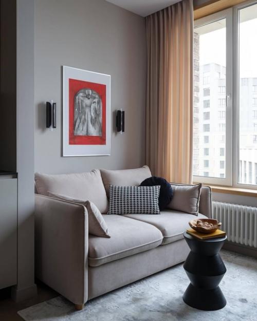 Интерьер квартиры 38 кв. 03