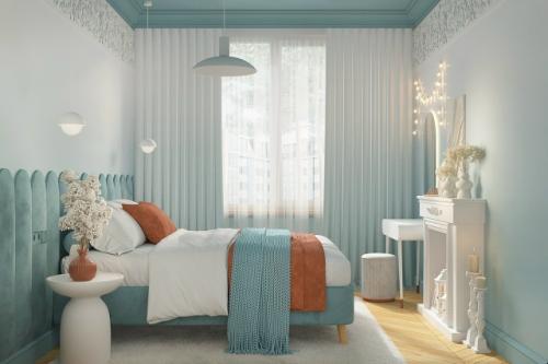 Цветной проект 1-комнатной квартиры 36, 3 м 2 (39, 8 м 2 с лоджией) в ЖК Дубровский в Пушкине (Санкт-петербург. 09