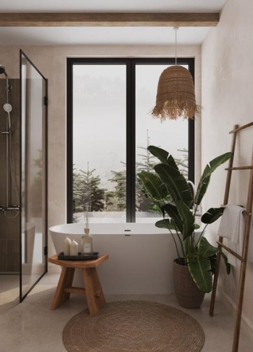 Как вам ванная комната в балийском стиле? 06