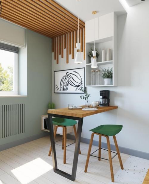 Кухня - гостиная, площадью - 12 кв. 02